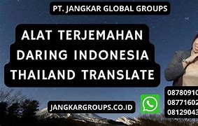 Thailand Ke Indonesia Translate